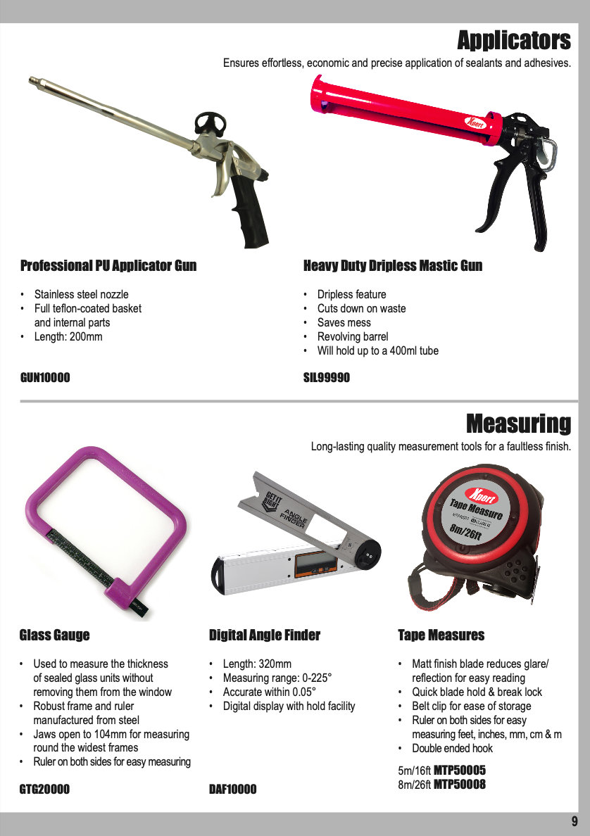 Professional PU Applicator Gun