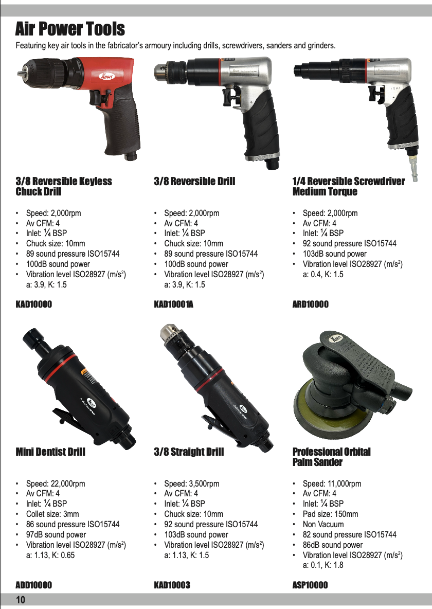 Xpert Tools Air Power Tools page 10